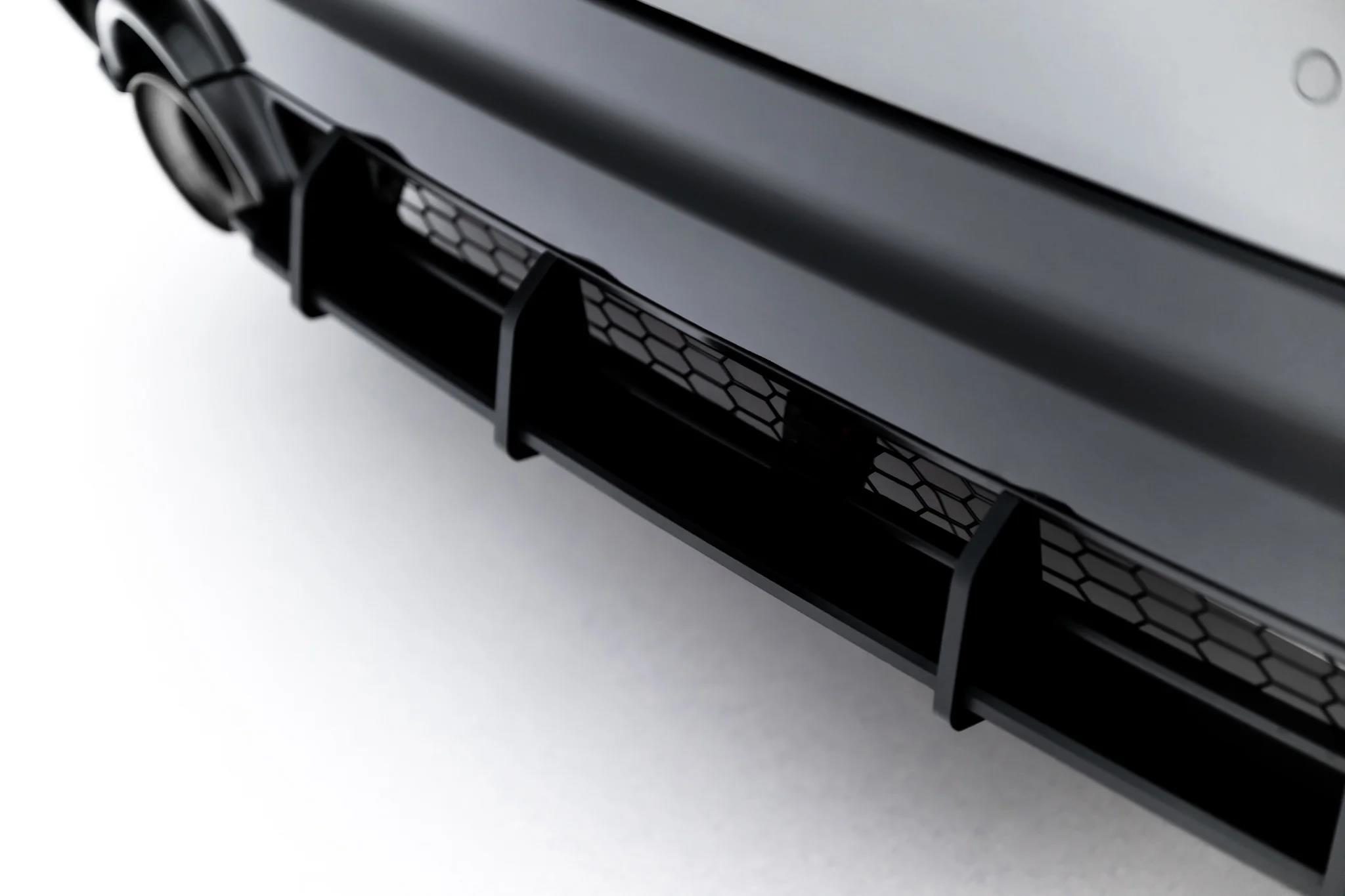 Heckansatz Diffusor passend für Toyota GR Yaris Mk4 Facelift roter Kern