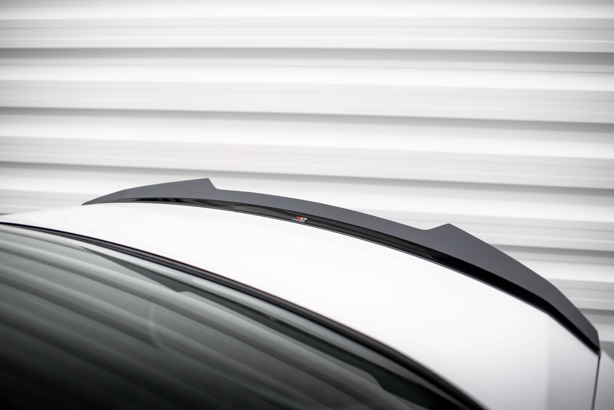 Heck Spoiler Aufsatz Abrisskante passend für Volvo S60 R-Design Mk3 schwarz Hochglanz