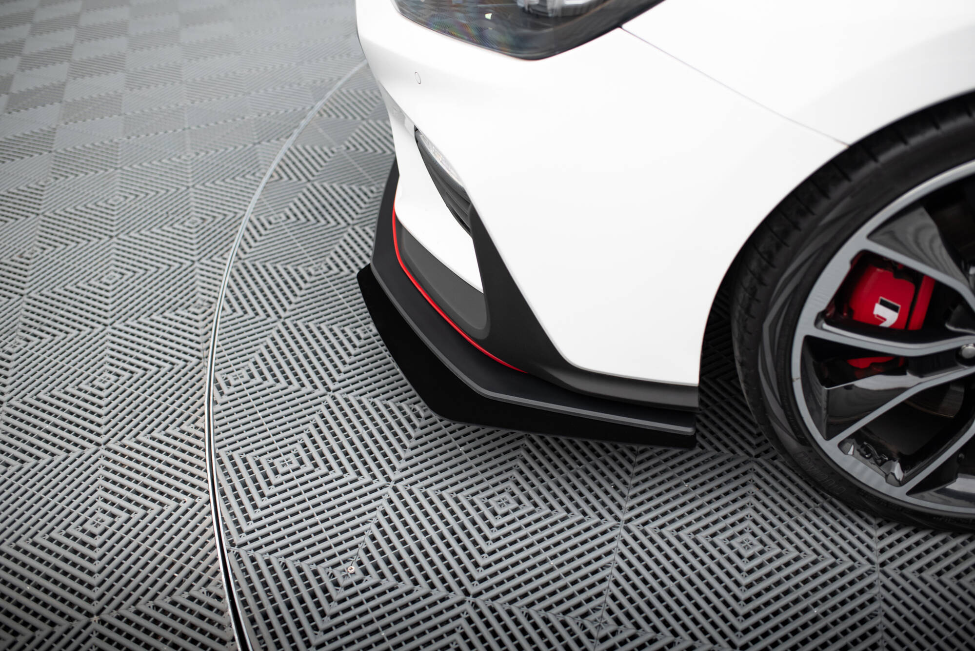 Flaps Hyundai I30 N Mk3 Hatchback / Fastback schwarz Hochglanz