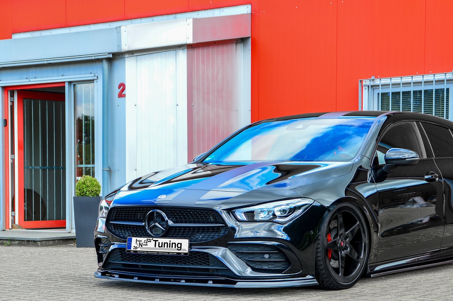 Cuplippe Spoilerlippe ABS Mercedes CLA AMG-Line C118 X118 OEM Optik