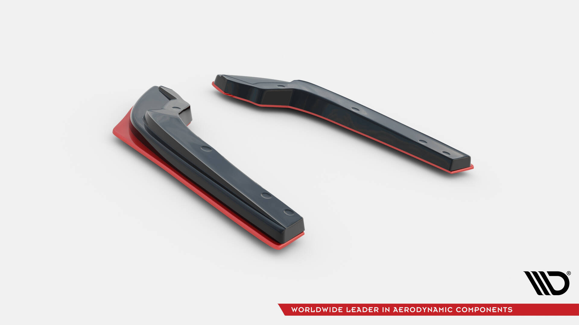 Heck Ansatz Flaps Diffusor V.2 für SUBARU WRX STI schwarz Hochglanz