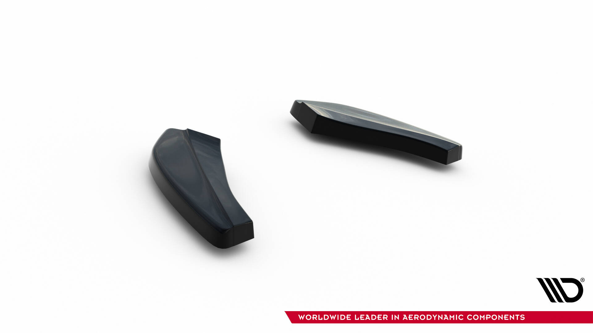 Street+ Heck Ansatz Flaps passend für VW Golf Mk7 GTI CLUBSPORT schwarz Hochglanz