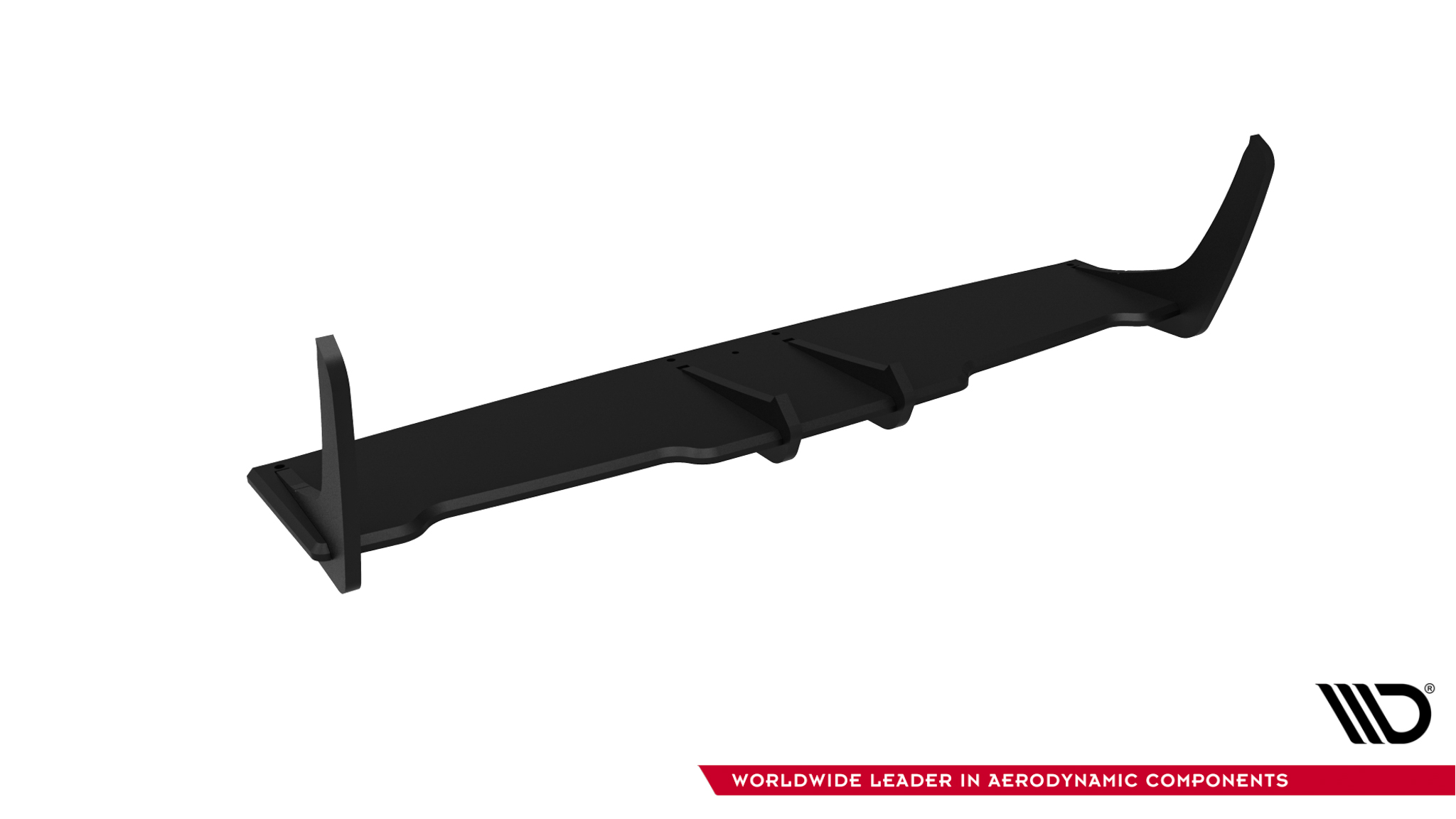 Heckansatz Diffusor passend für ABARTH 500 Mk1 schwarz matt