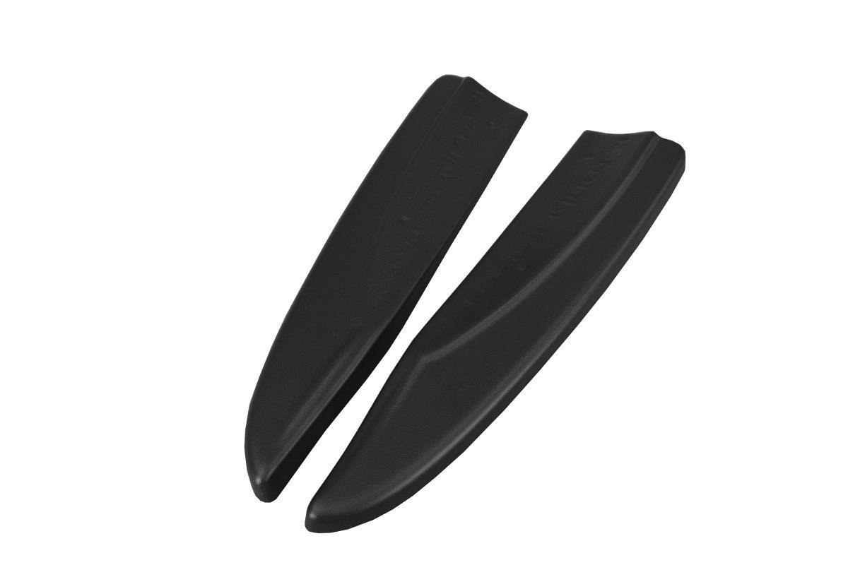 Heck Ansatz Flaps Diffusor für Mercedes CLA A45 AMG C117 Facelift schwarz Hochglanz
