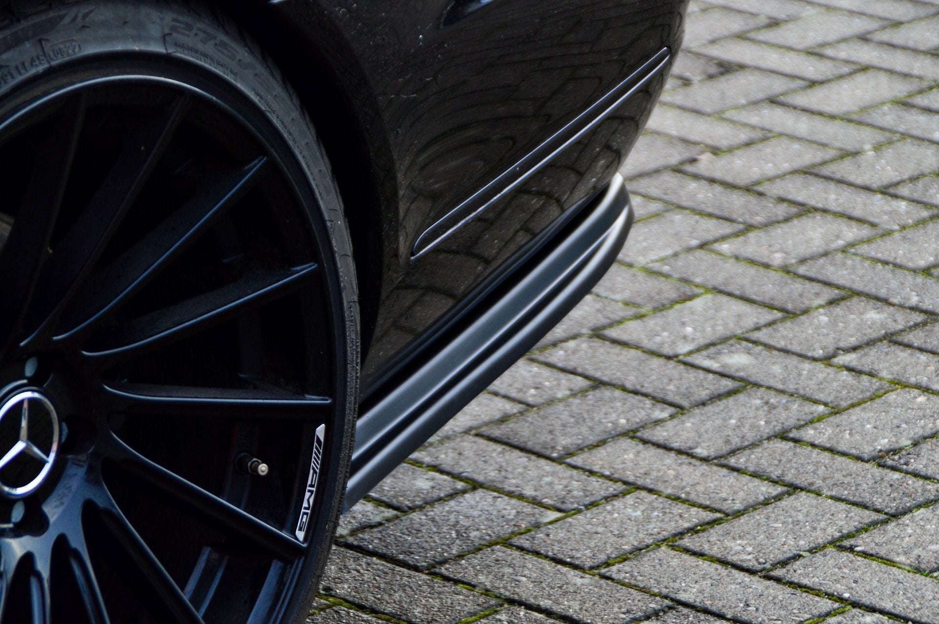 Bodykit für Mercedes S-Klasse V221 Langversion Schwarz Matt