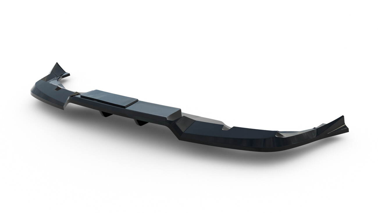Diffusor RACE passend für VW T-Roc R-Line Mk2 schwarz Hochglanz