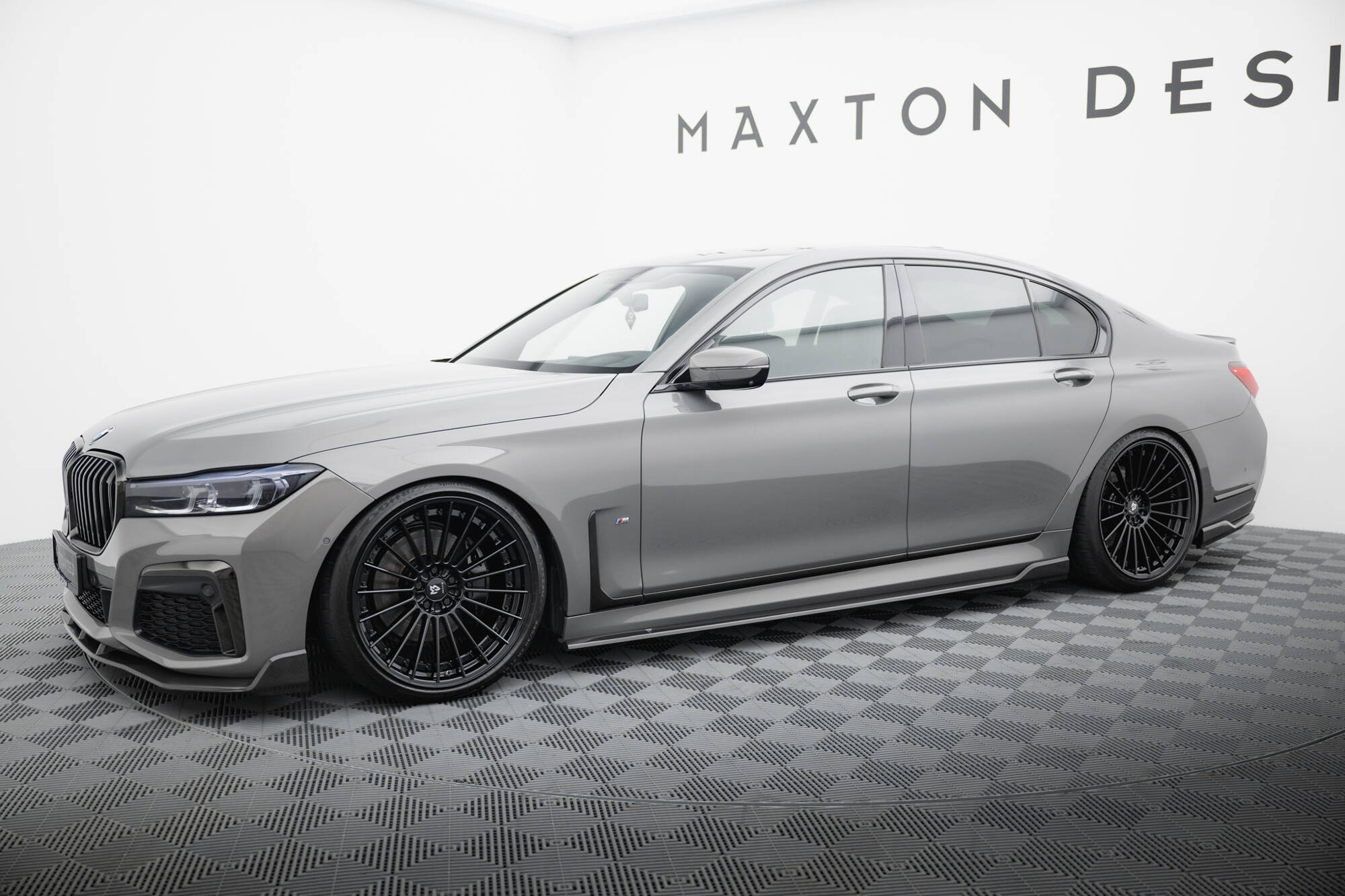 Carbon Fiber Seitenschweller Ansatz Leisten passend für BMW 7 M-Paket G11 FL