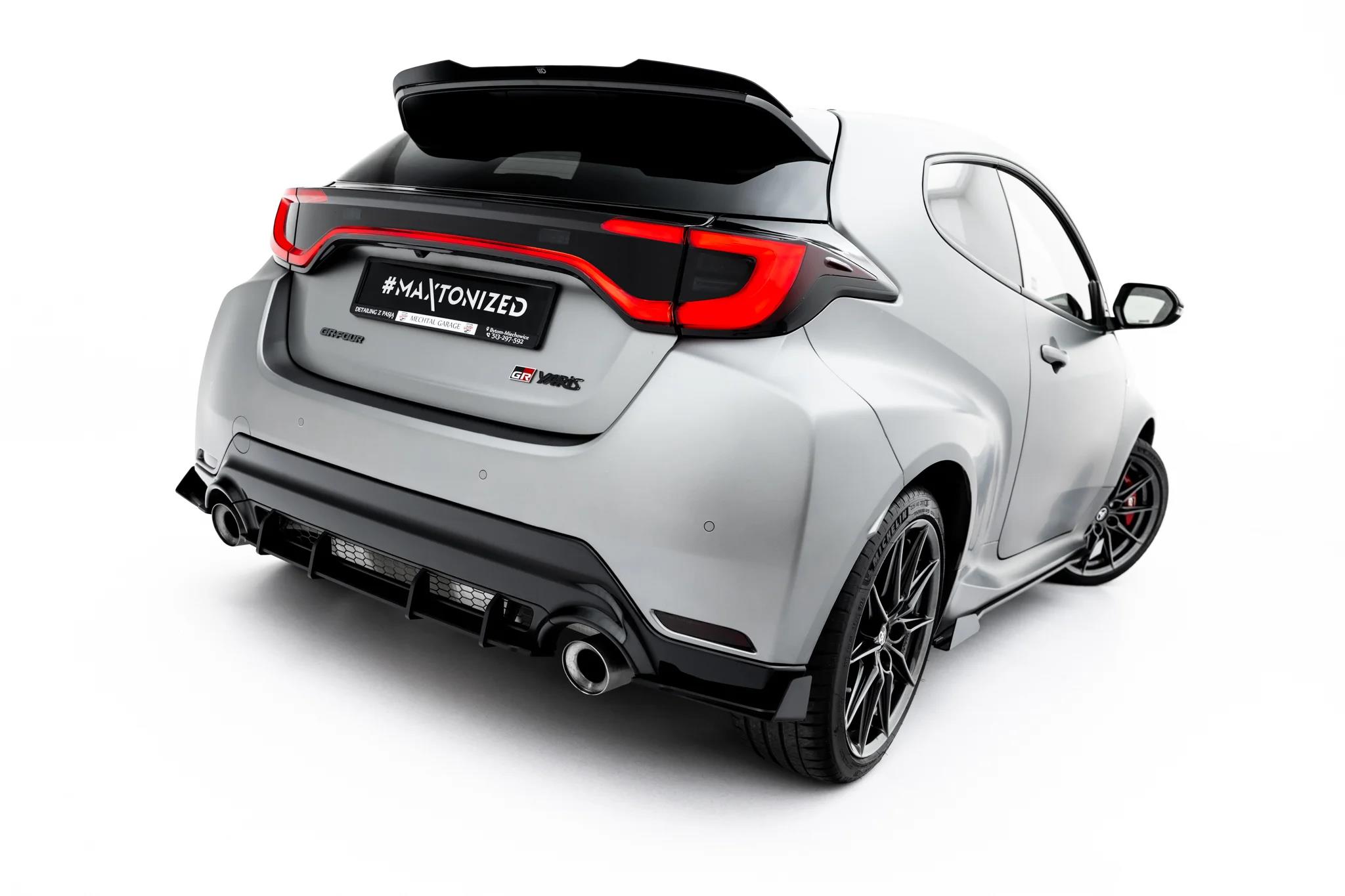 Heckansatz Diffusor passend für Toyota GR Yaris Mk4 Facelift roter Kern