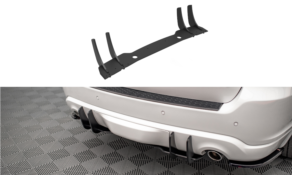 Street Pro Heckschürze Heck Ansatz Diffusor V.1 passend für Dodge Durango RT Mk3