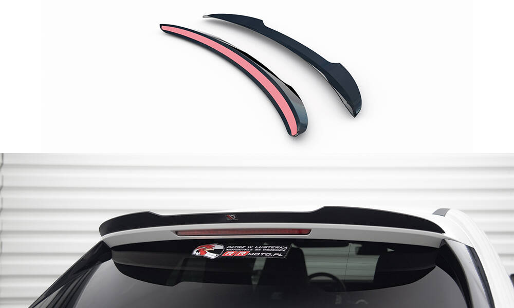 Spoiler CAP für Mercedes-Benz CLA Shooting Brake AMG-Line X118 schwarz Hochglanz