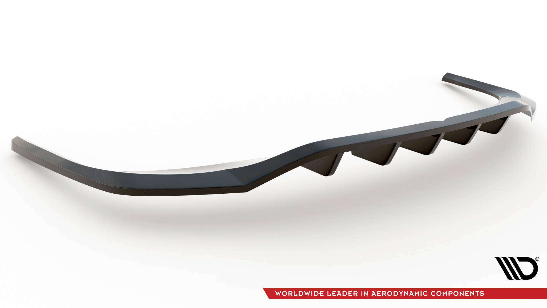 Diffusor Heckansatz passend für Bentley Continental GT Coupe Mk3 schwarz Hochglanz