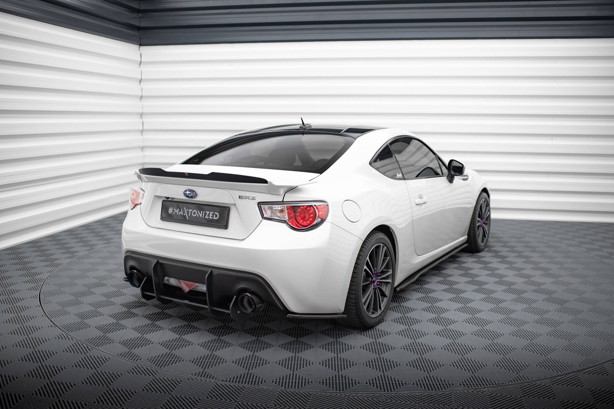 Spoiler CAP für Subaru BRZ Mk1 / Mk1 Facelift schwarz Hochglanz