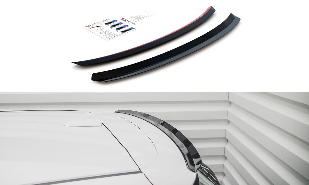 Heck Spoiler Aufsatz Abrisskante passend für Mazda CX-3 schwarz Hochglanz