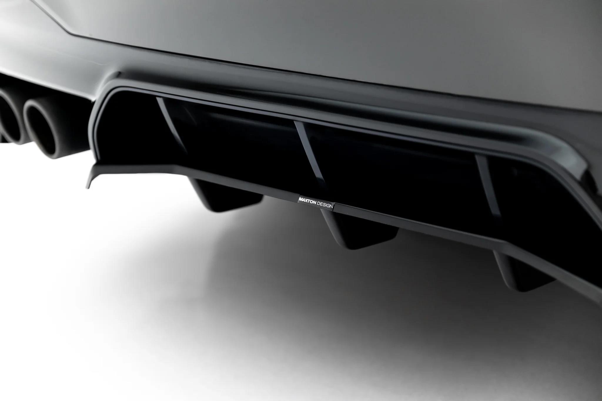Diffusor passend für BMW M5 F90 / F90 Facelift schwarz Hochglanz