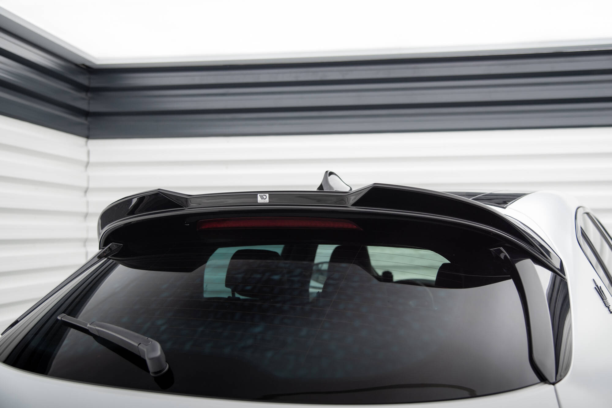 Heckspoiler 3D passend für Maserati Grecale GT / Modena Mk1 schwarz Hochglanz