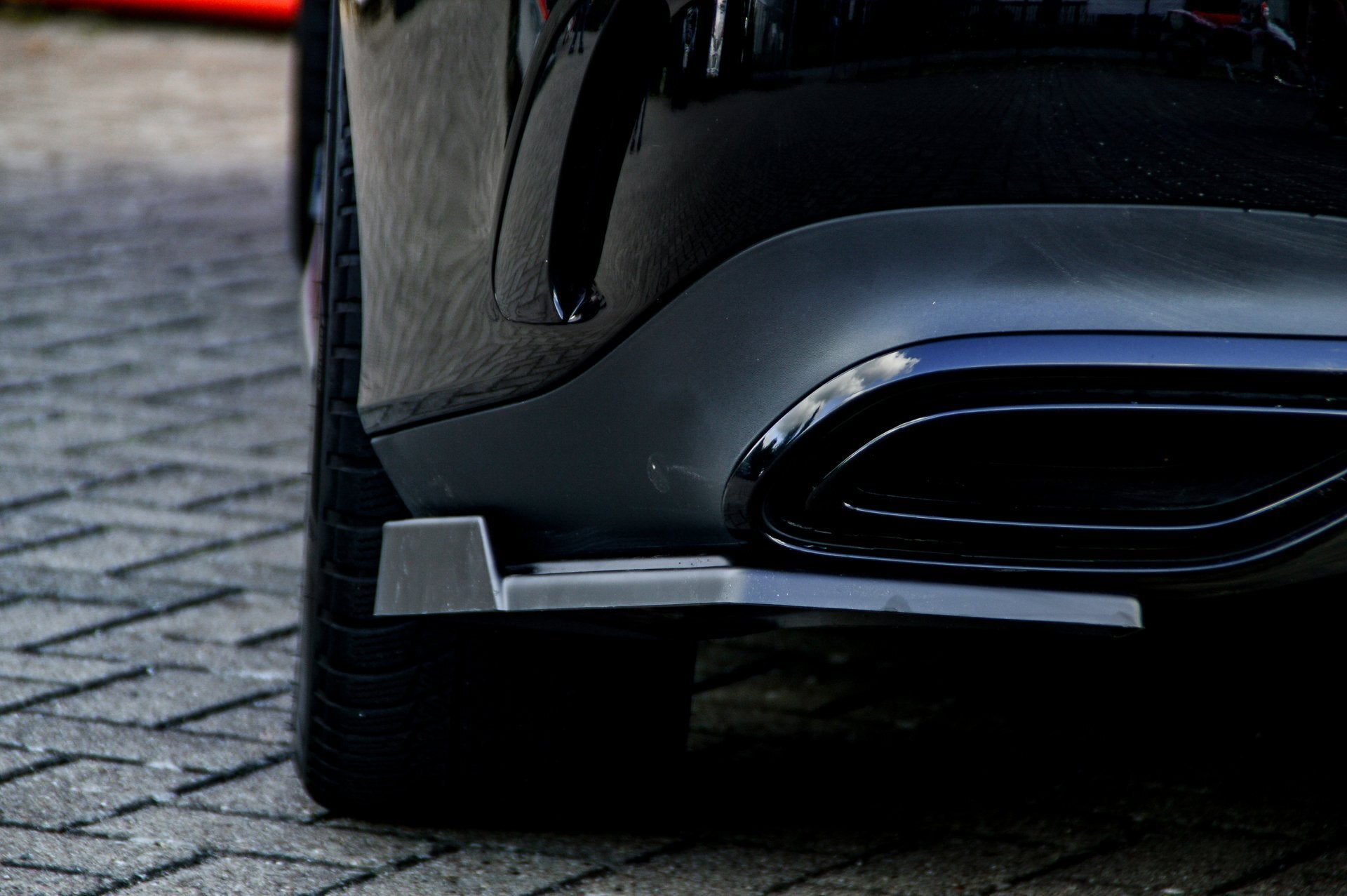 Heckansatz Seitenteile mit WIng für Mercedes CLA X118 Shooting Brake AMG-Line ab Bj.:2019- Carbon Optik
