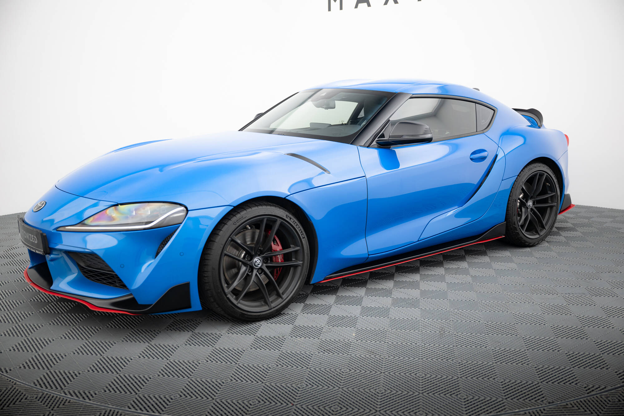 Seitenschweller Ansatz V.2 für Toyota Supra Mk5 schwarz Hochglanz