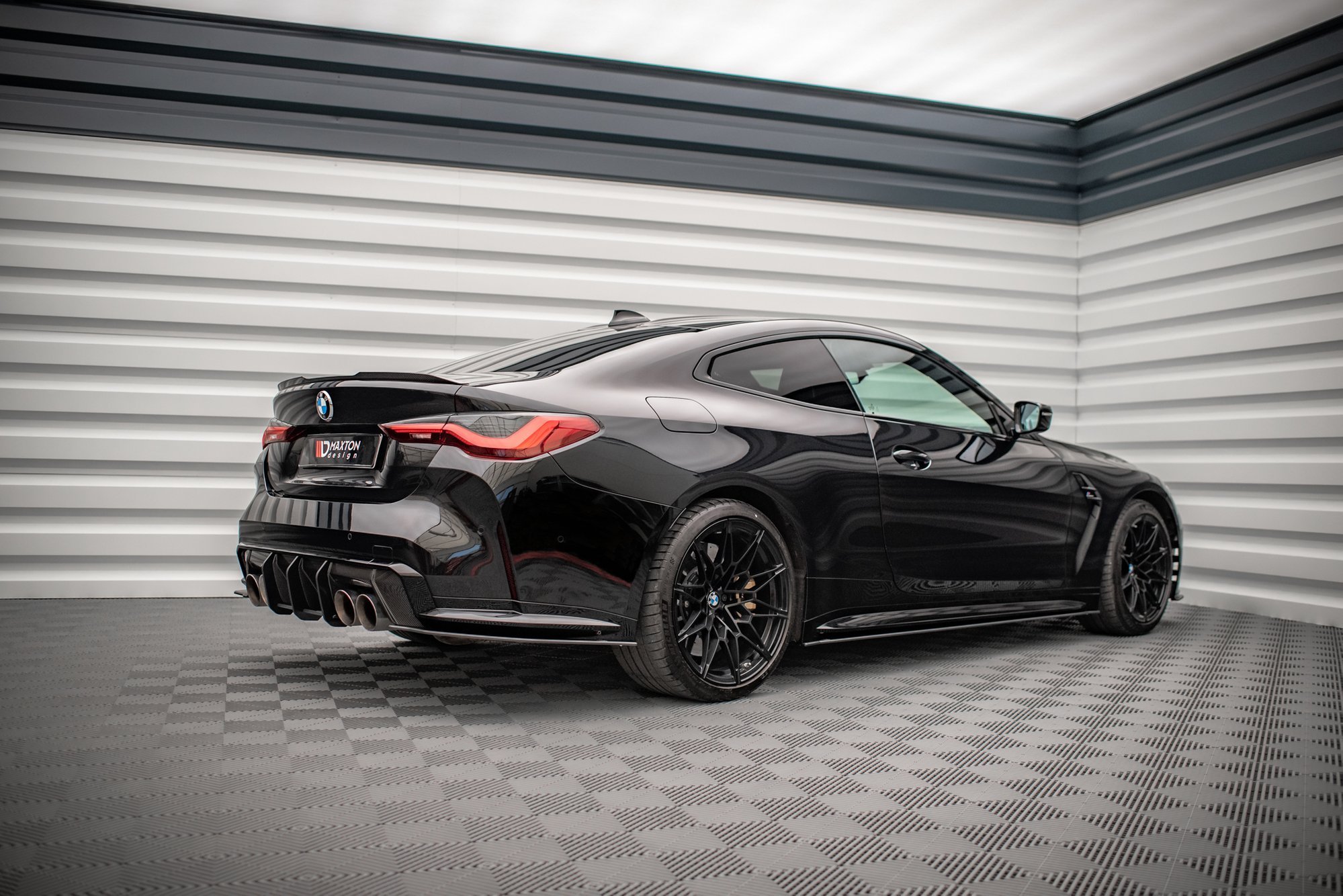 Street Pro Heck Ansatz Flaps passend für BMW M4 G82 rot
