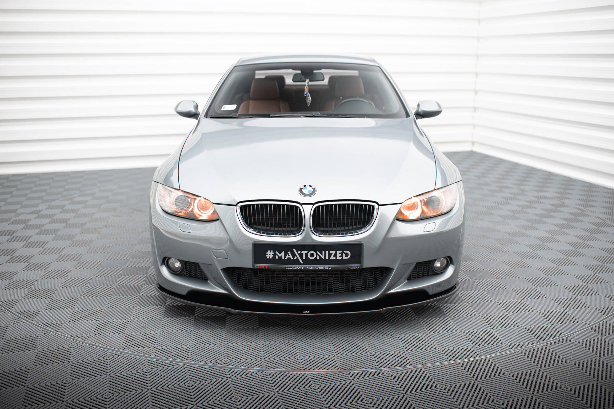Street+ Spoilerlippe Front Ansatz passend für BMW 3er M-Paket E92 schwarz Hochglanz