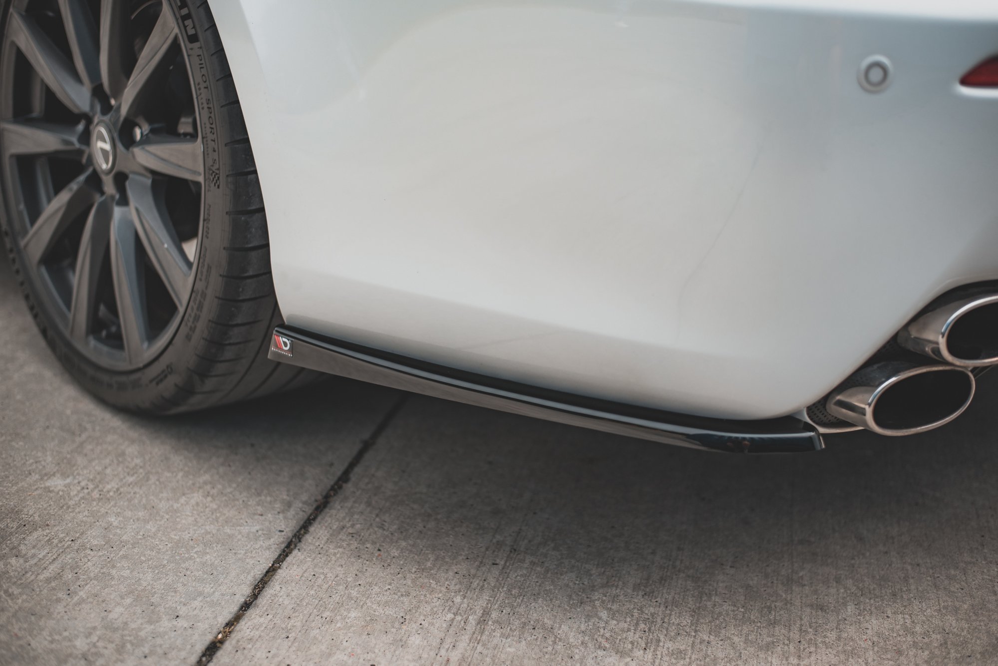 Street+ Heck Ansatz Flaps passend für Lexus IS F Mk2 Carbon Look