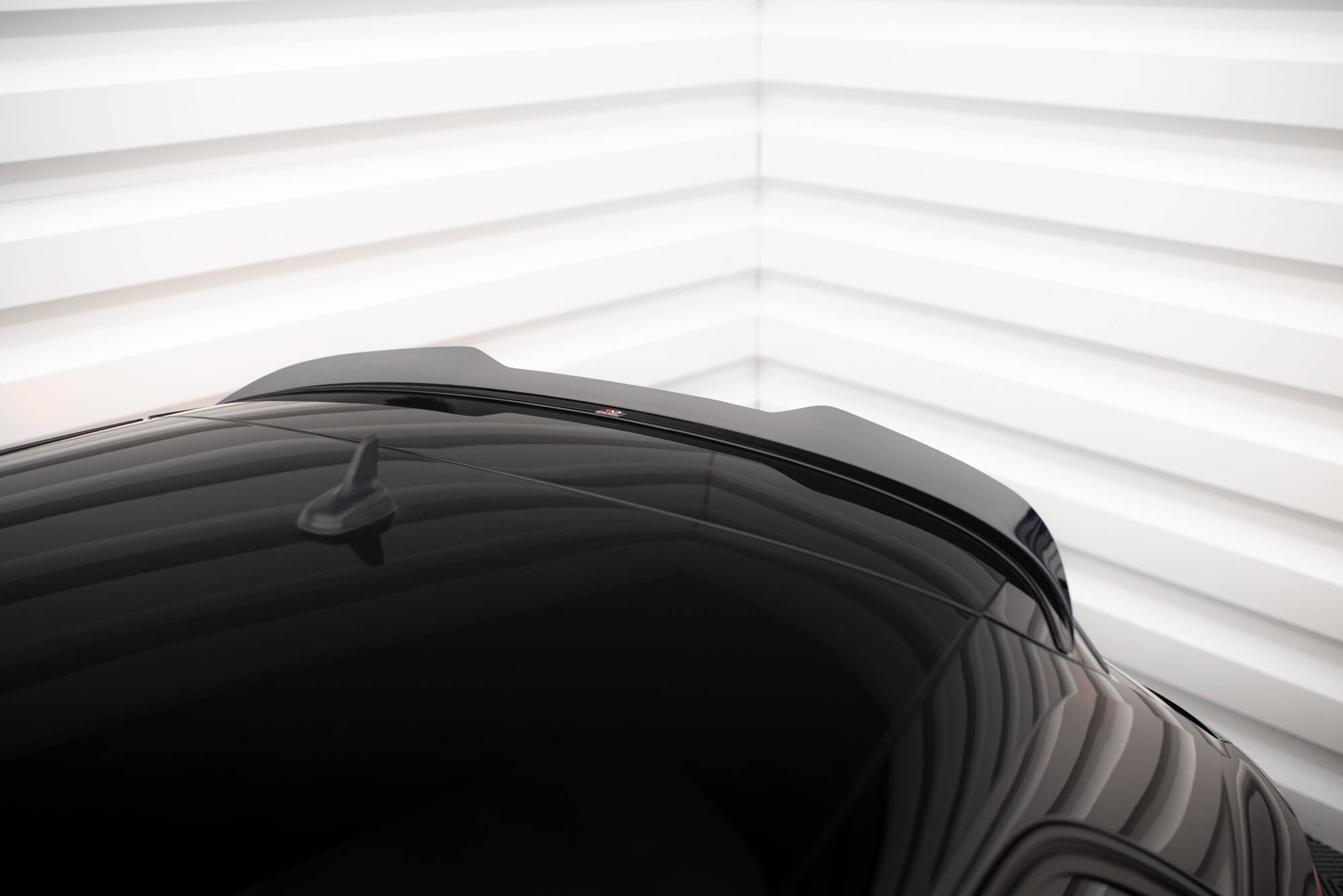 Heck Spoiler Aufsatz Abrisskante passend für Audi A3 Sportback 8V FL schwarz Hochglanz