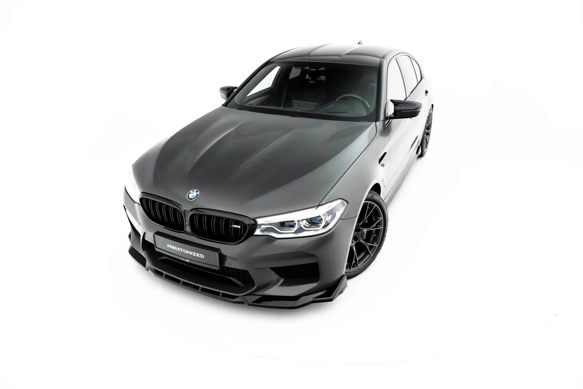 Frontlippe V.3 passend für BMW M5 F90 schwarz Hochglanz