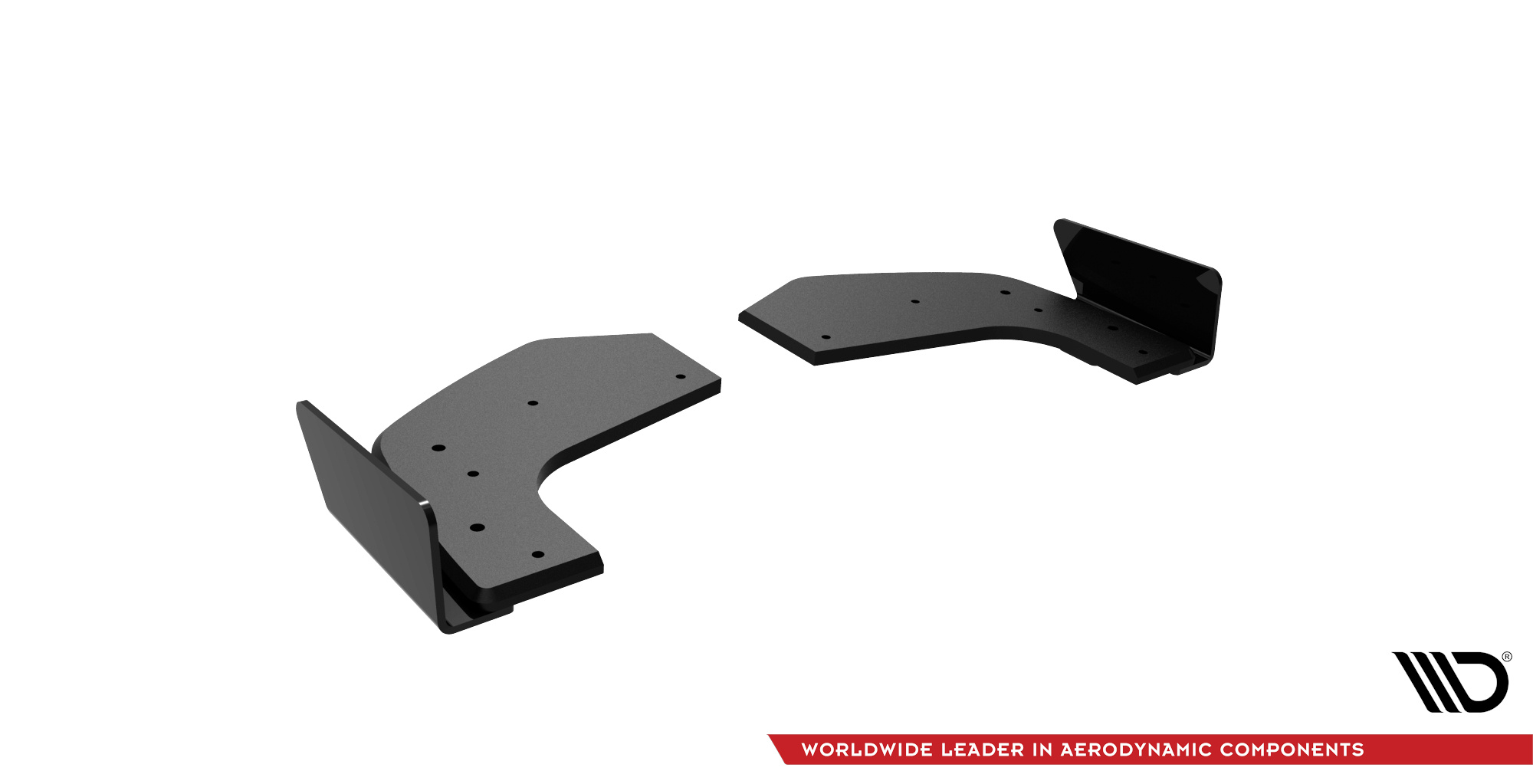 Street Pro Heck Ansatz Flaps passend für Hyundai I20 N Mk3 schwarz Hochglanz