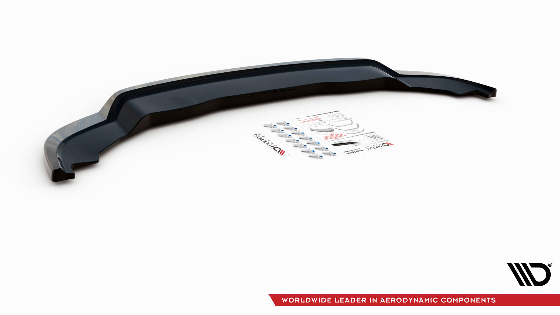Street+ Spoilerlippe Front Ansatz V.1 passend für Dodge Durango RT / SRT Mk3 FL schwarz Hochglanz