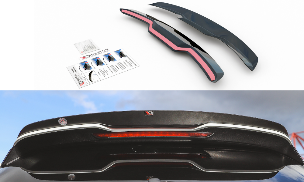 Spoiler CAP V.2 für Audi RS3 8V / 8V FL Sportback schwarz Hochglanz