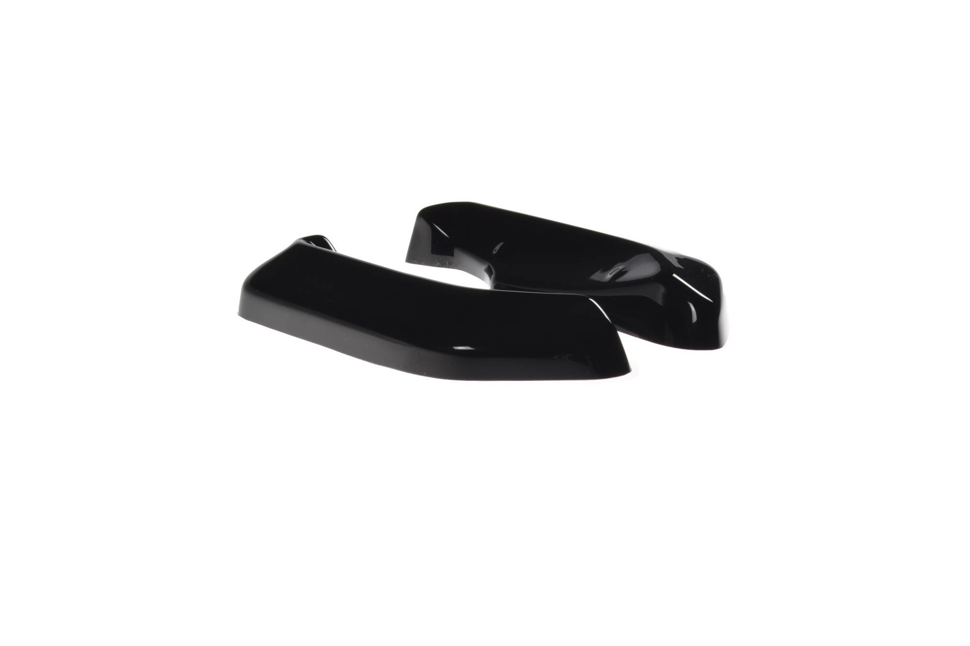 Heck Ansatz Flaps Diffusor für Fiat 500 schwarz Hochglanz