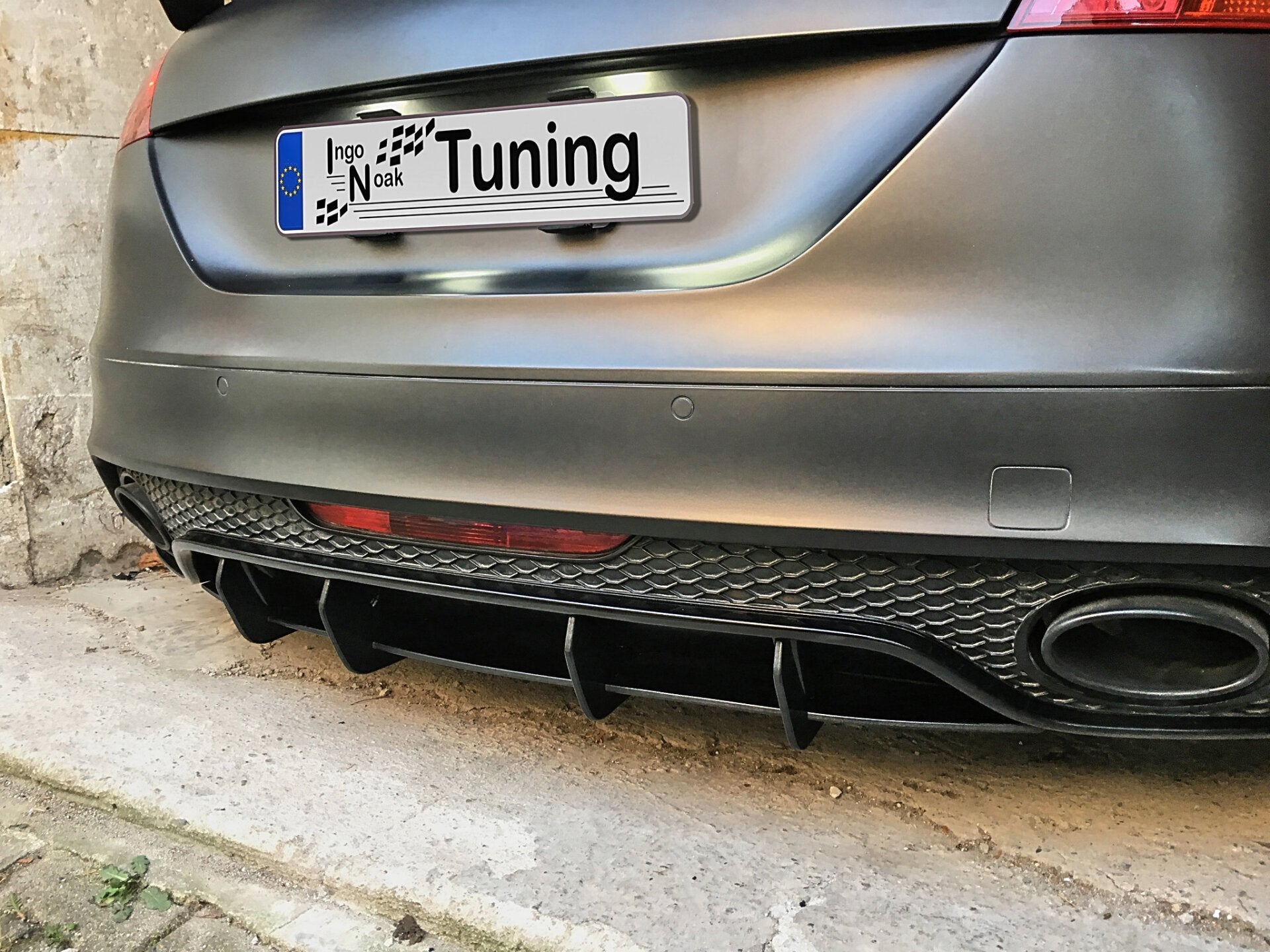 Bodykit für Audi TT RS 8J Bj.2009-2014 Schwarz Matt