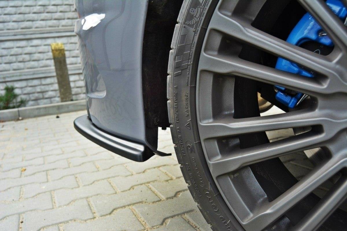 Heck Ansatz Flaps Diffusor für Ford Focus RS Mk3 schwarz Hochglanz
