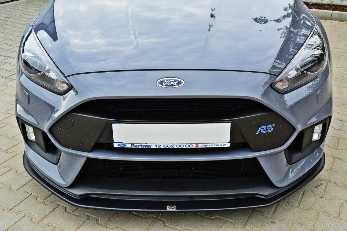 Street+ Spoilerlippe Front Ansatz V.3 passend für Ford Focus RS Mk3 schwarz Hochglanz