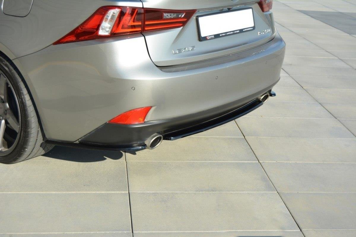 Heckansatz Lexus IS Mk3 T schwarz Hochglanz