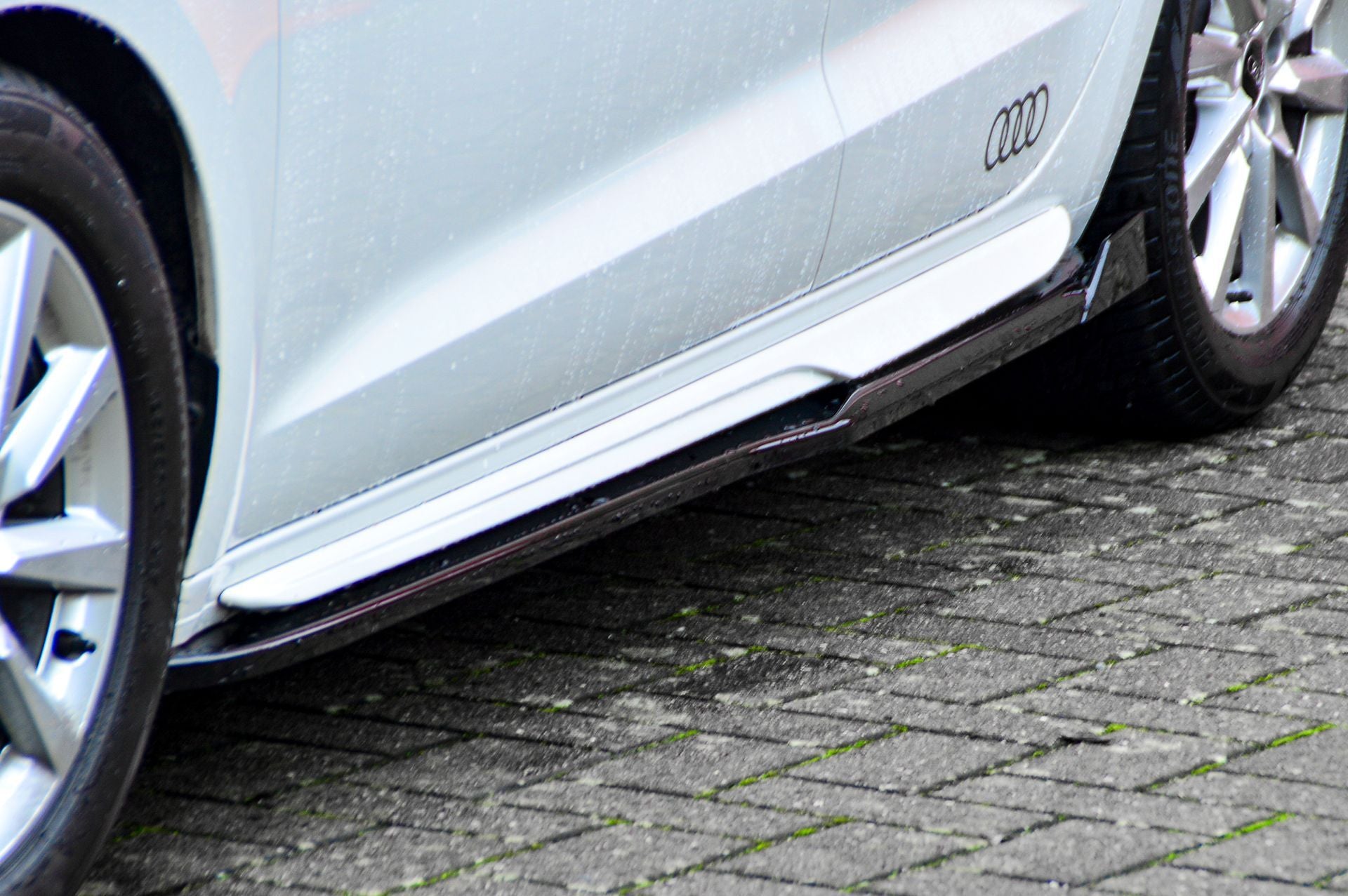 Seitenschweller mit Wings aus ABS für Audi A1 GB Sportback S-Line ab Bj.2018-