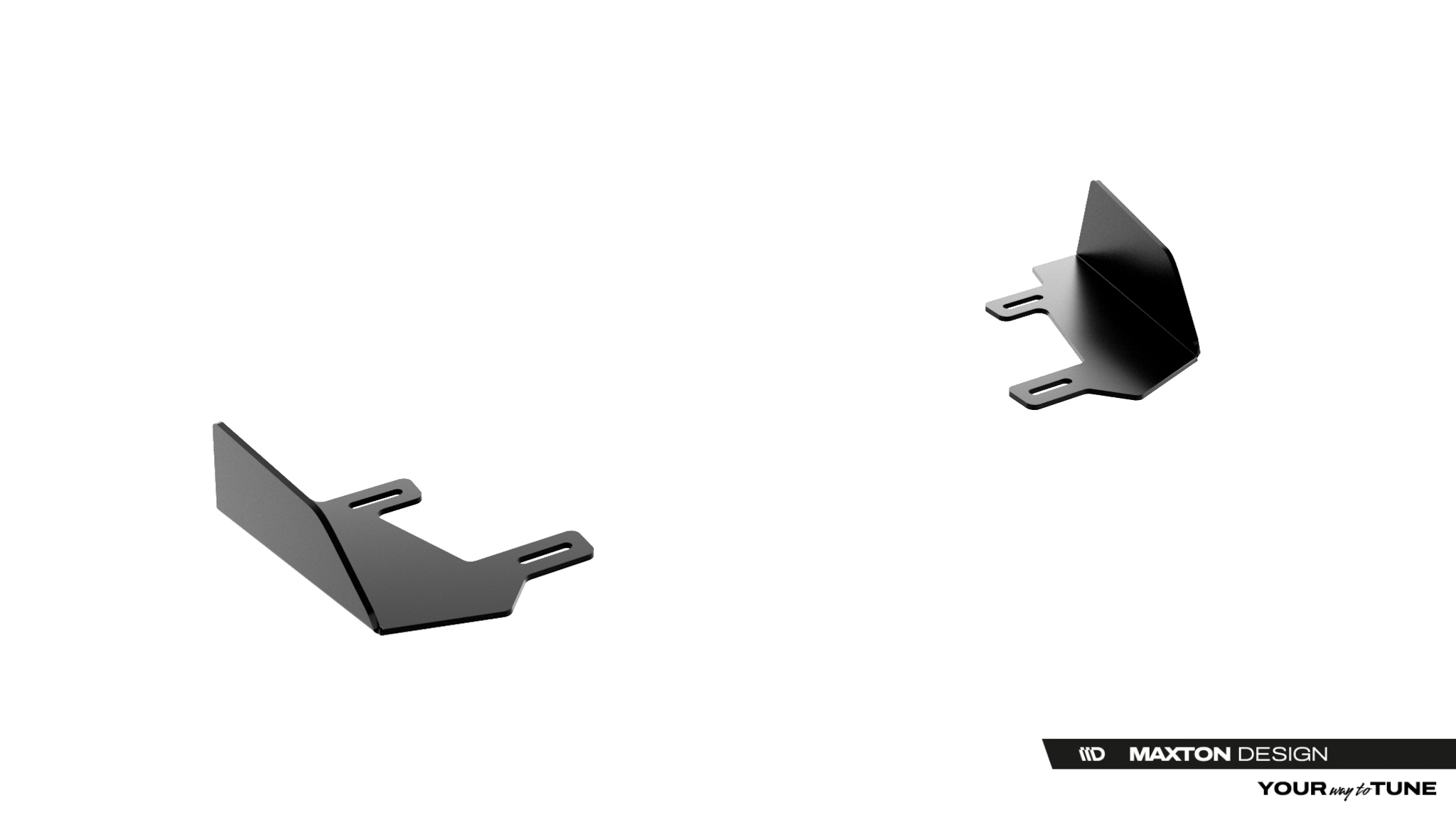 Front Stoßstange Flaps passend für CUPRA Born Mk1 schwarz Hochglanz
