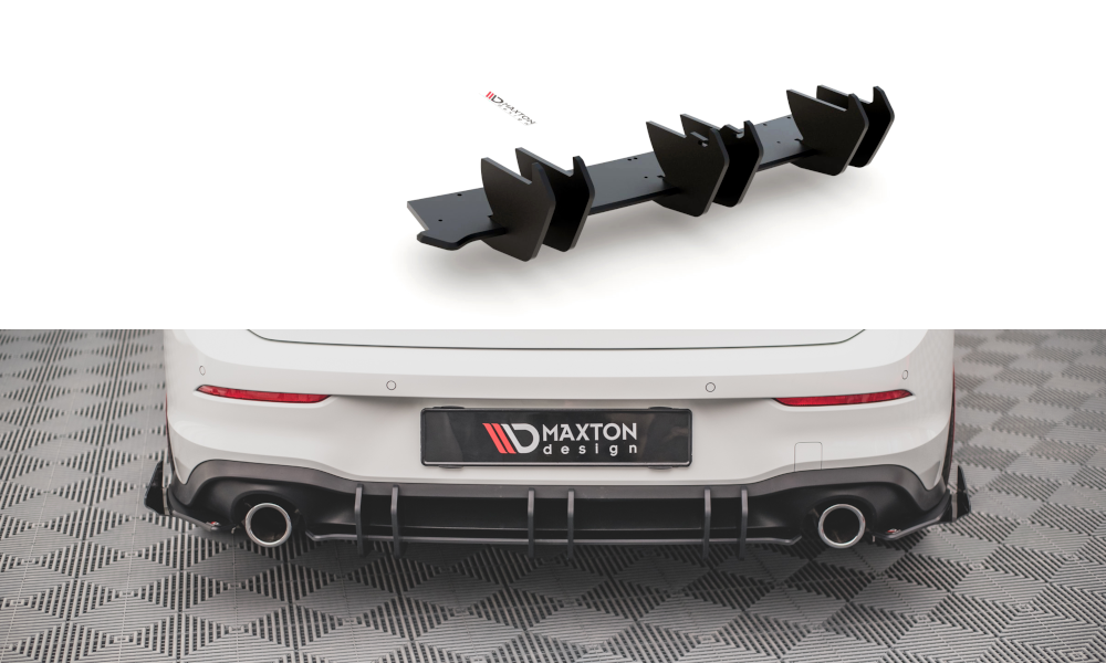 Street Pro Heckschürze Heck Ansatz Diffusor V.2 passend für VW Golf GTI Mk8