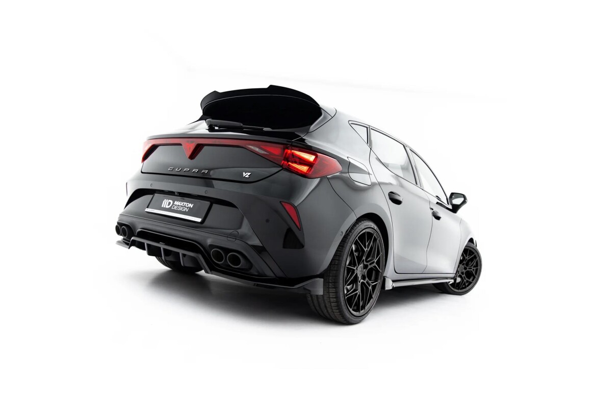 Diffusor RACE passend für V.1 Cupra Leon Hatchback Mk1 Facelift schwarz Hochglanz