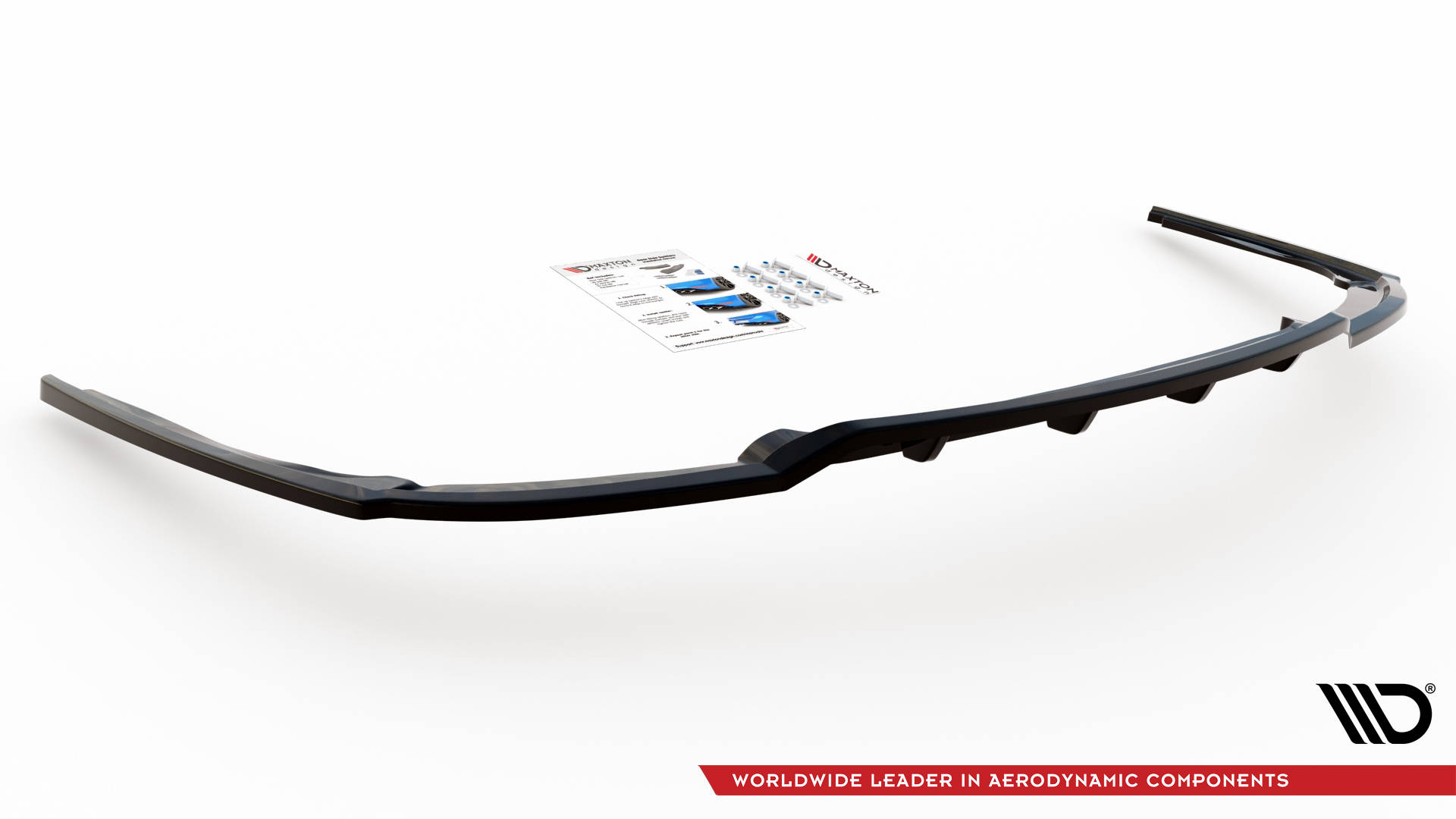 Street+ Mittlerer Diffusor RACE Heck Ansatz passend für BMW 7 M-Paket F01 schwarz Hochglanz