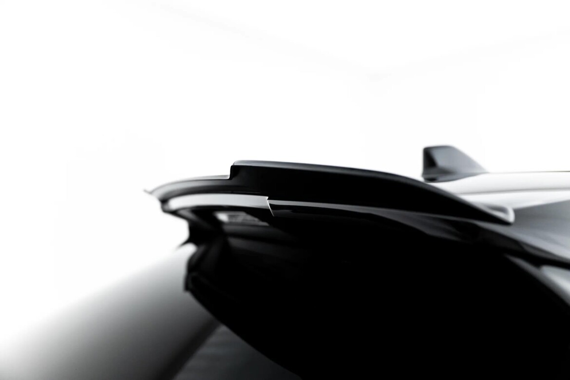 Oberer Heckspoiler Lippe passend für Alfa Romeo Junior Mk1 schwarz Hochglanz