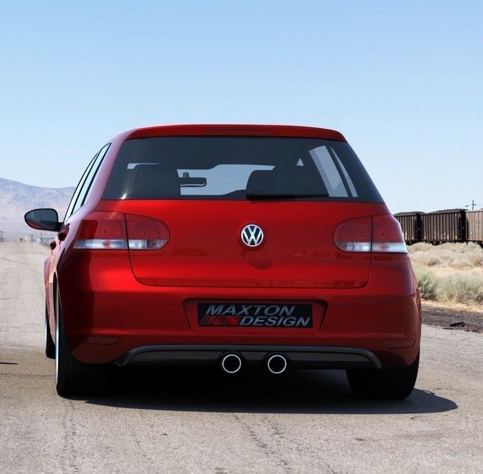 Street+ Heckschürze passend für VW Golf V R32 Look passend für VW Golf VI schwarz Hochglanz