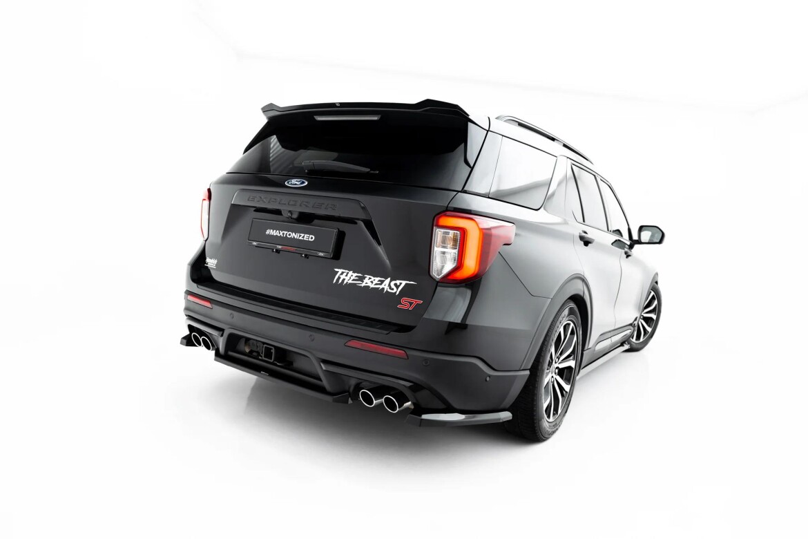 Diffusor Flaps passend für Ford Explorer ST Mk6 schwarz Hochglanz