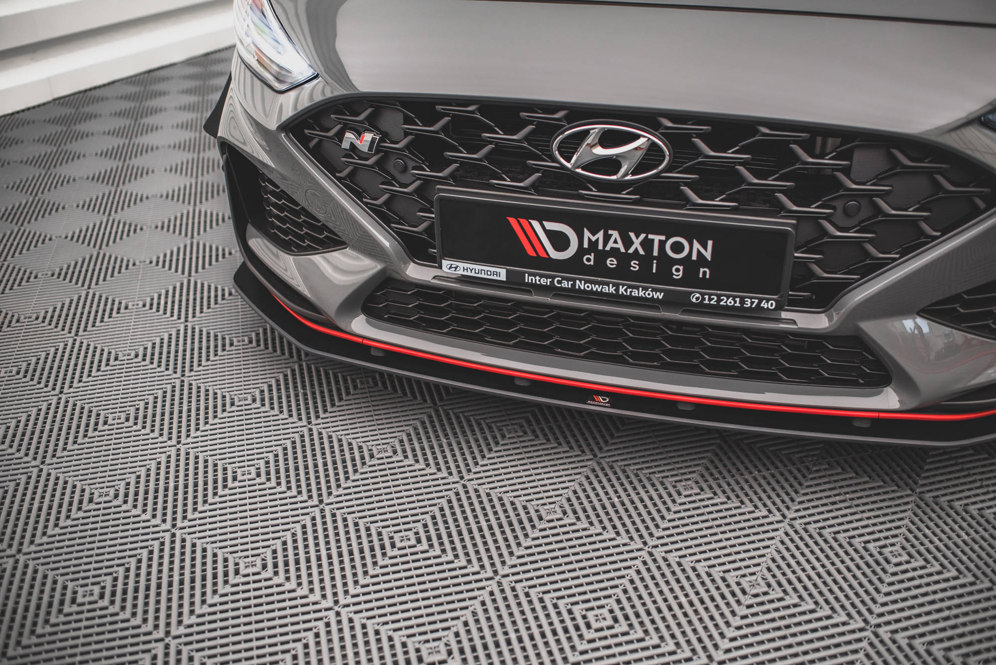 Street Pro Spoilerlippe Front Ansatz passend für Hyundai I30 N Hatchback/Fastback Mk3 FL
