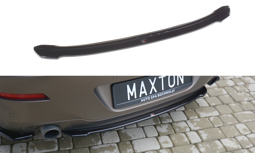 Heckansatz BMW 6er Gran Coupe F06 schwarz Hochglanz