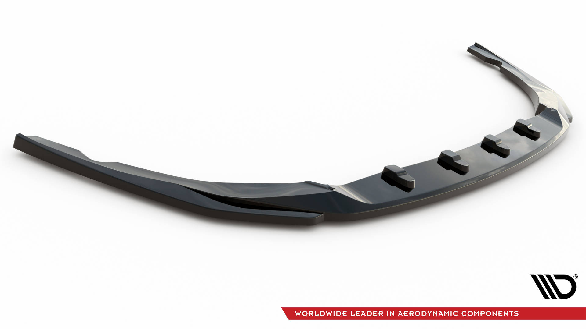 Street+ Spoilerlippe Front Ansatz V.2 passend für Kia Optima Mk4 FL schwarz Hochglanz