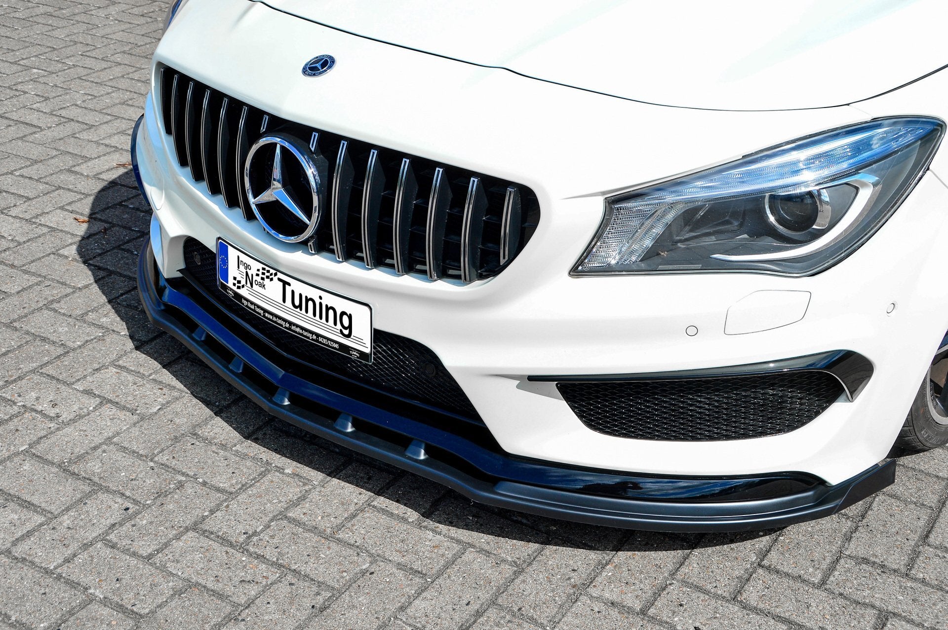 Cuplippe Spoilerlippe mit Wing ABS Mercedes CLA AMG-Line C117 Carbon Optik