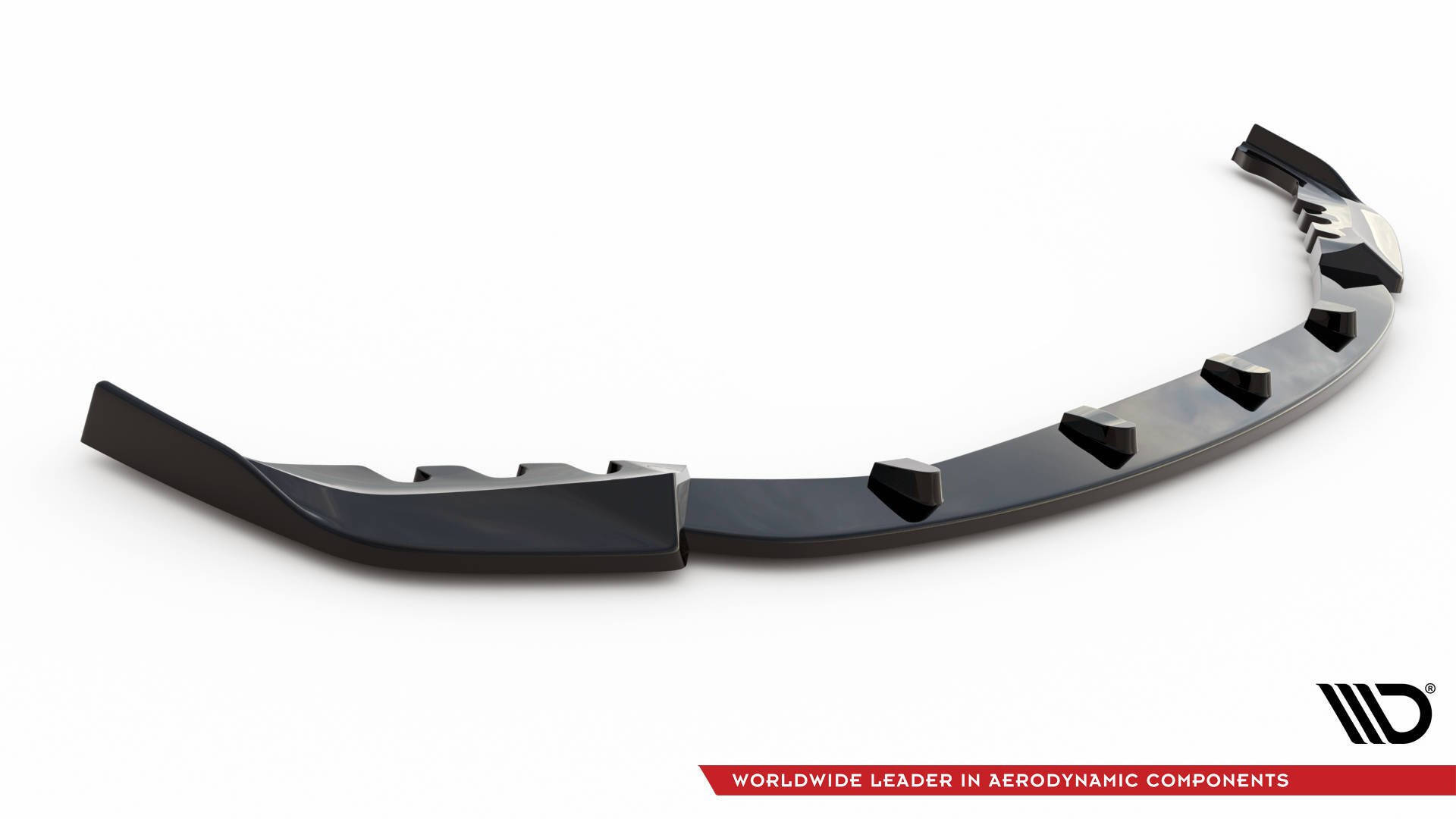 Street+ Spoilerlippe Front Ansatz V.3 passend für BMW M3 Limousine / Touring G80 / G81 schwarz Hochglanz