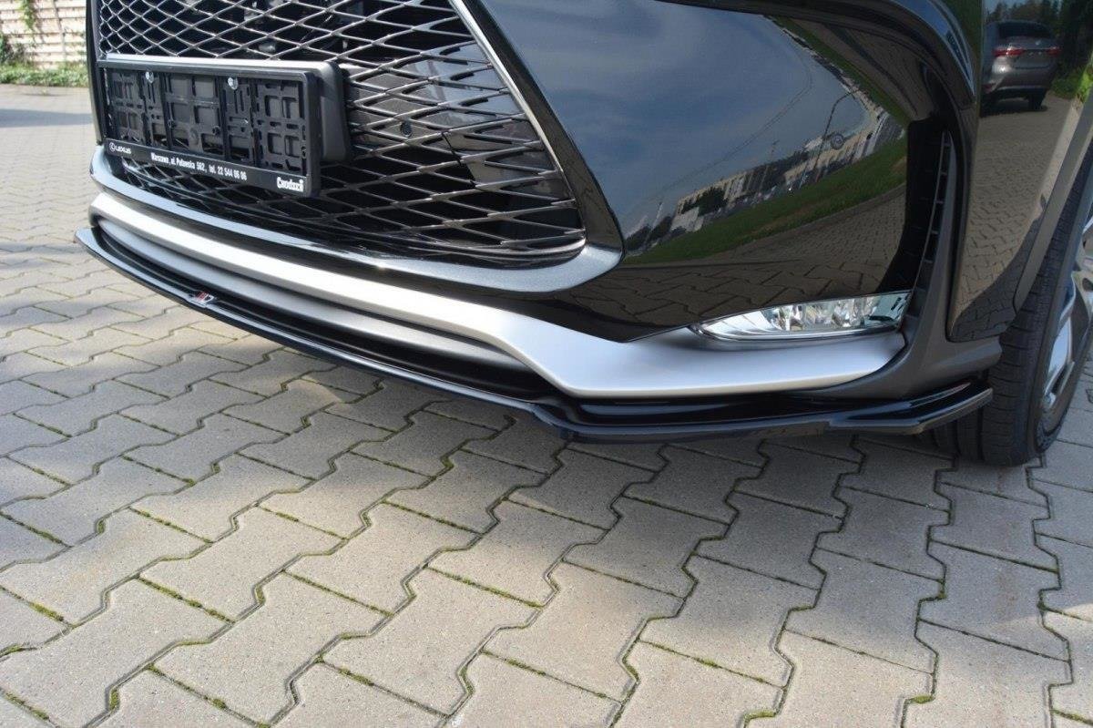 Front Ansatz V.1 für Lexus NX Mk1 F-Sport schwarz Hochglanz