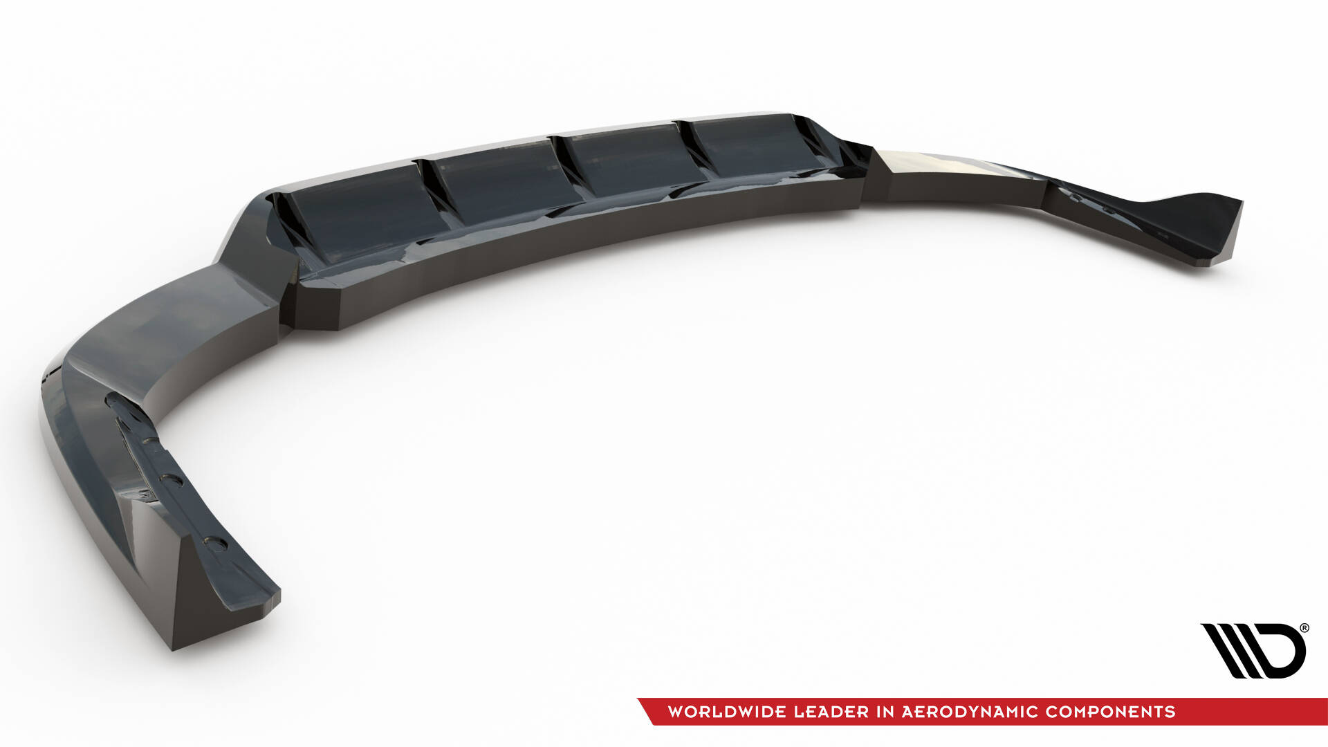 Diffusor Heckansatz passend für Maserati Grecale GT / Modena Mk1 schwarz Hochglanz