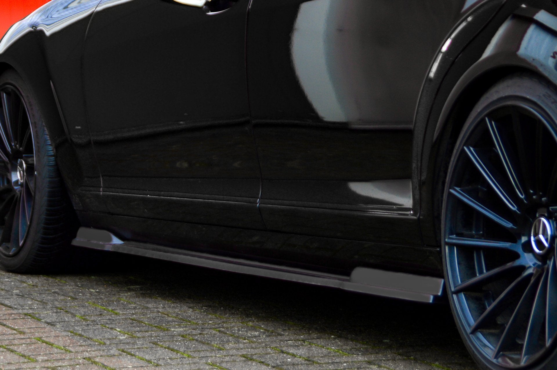 Bodykit für Mercedes S-Klasse V221 Langversion Schwarz Matt